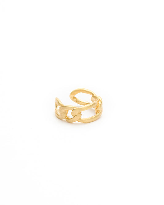 Connection Chain Single Earcuff 18K Gold