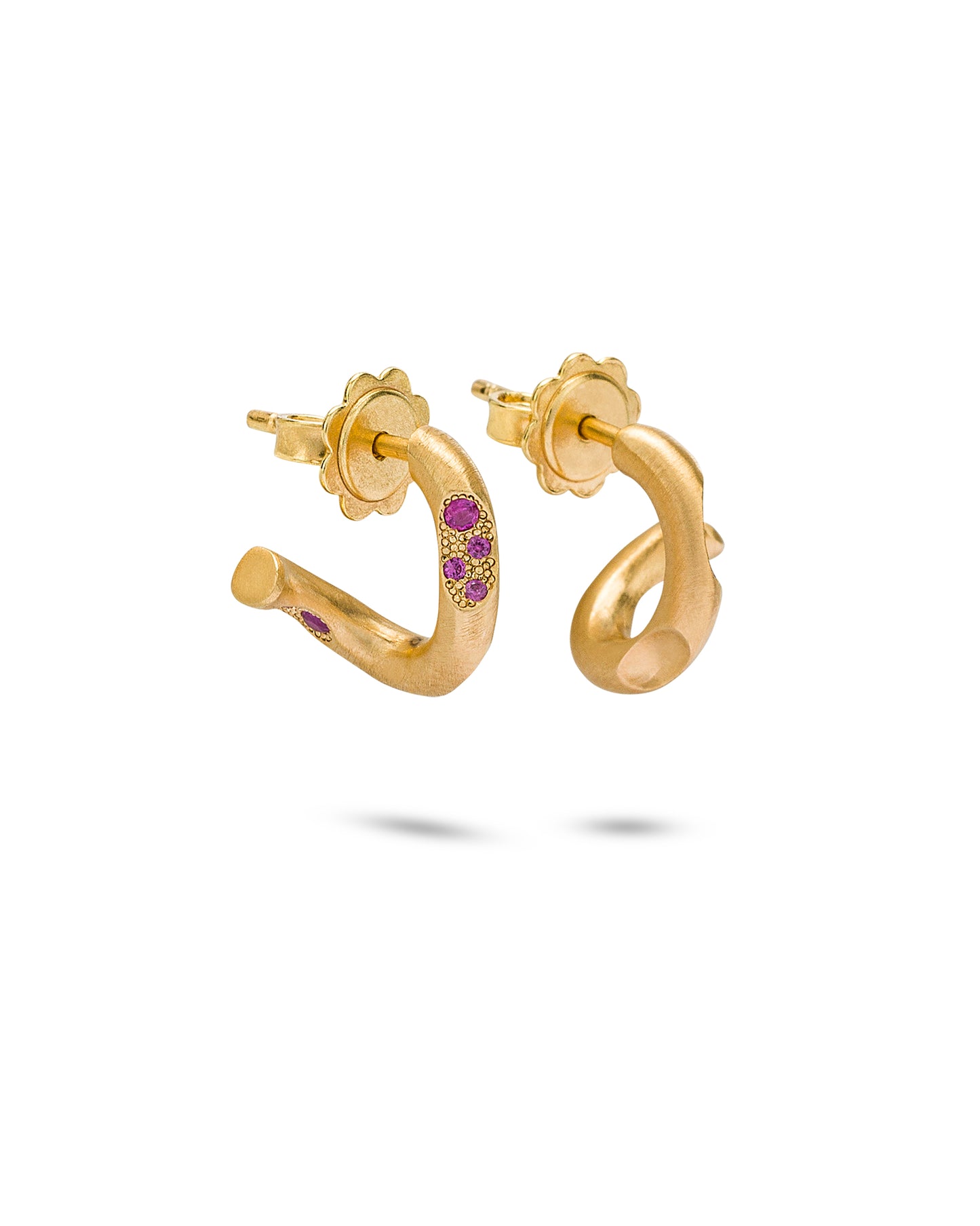 Eden Earrings Pink Sapphires