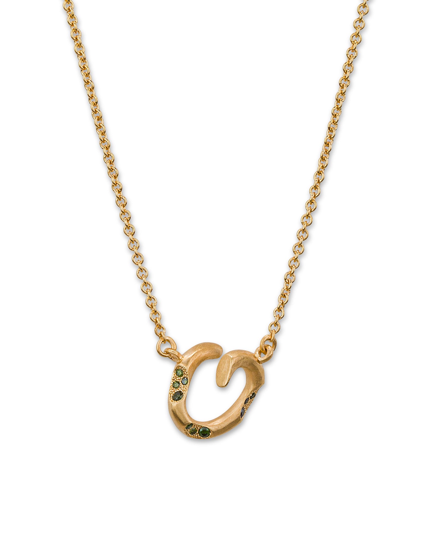 Oasis Radiance Necklace Green Diamonds