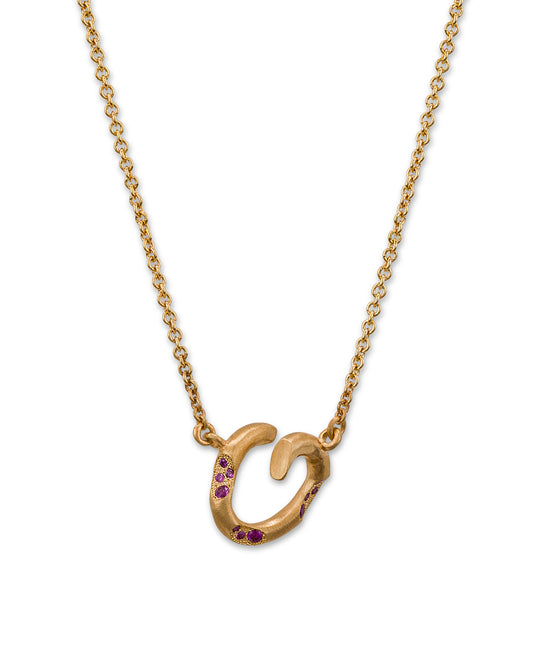 Oasis Radiance Necklace Pink Sapphires