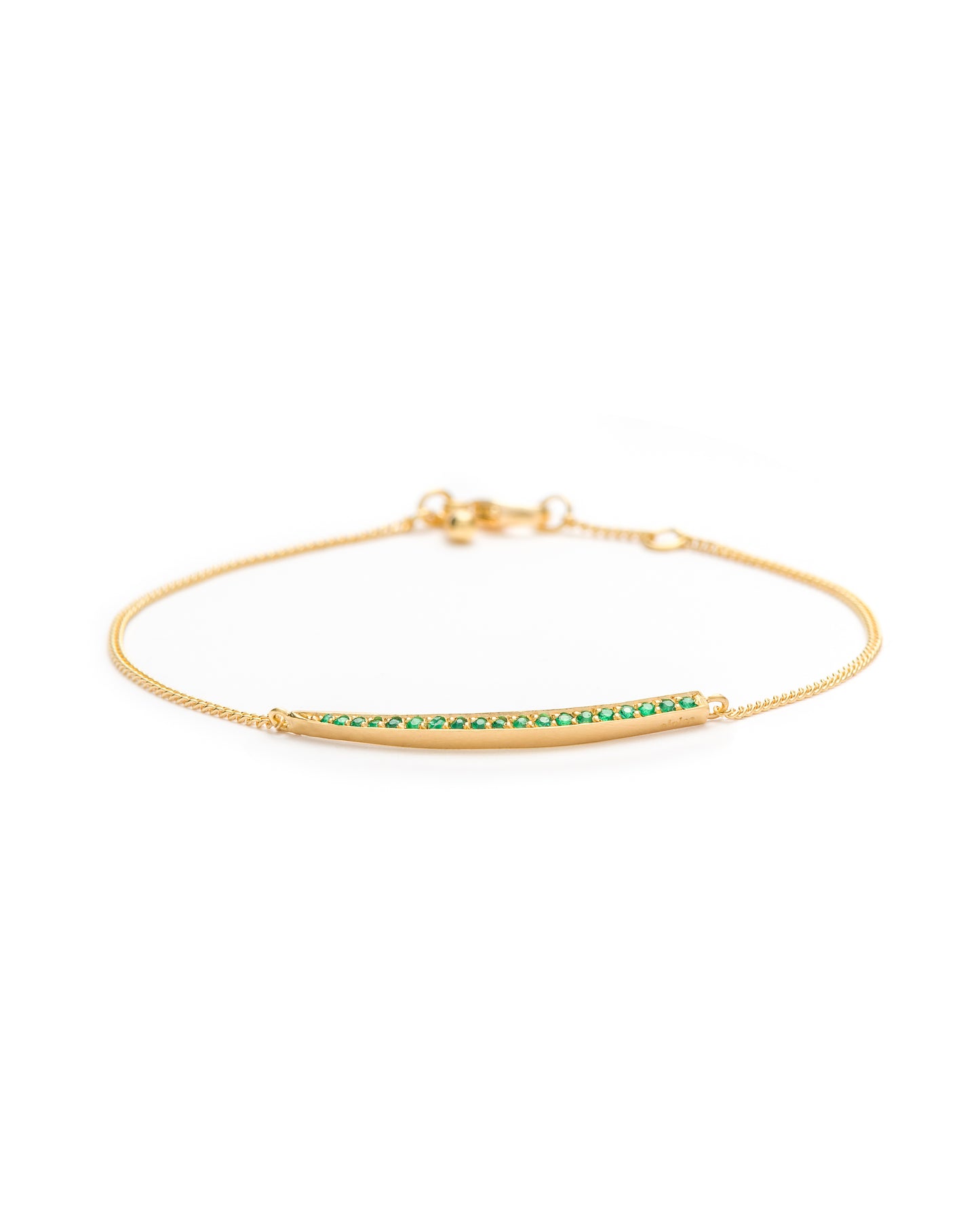 Bracciale Crescent Moon Smeraldo
