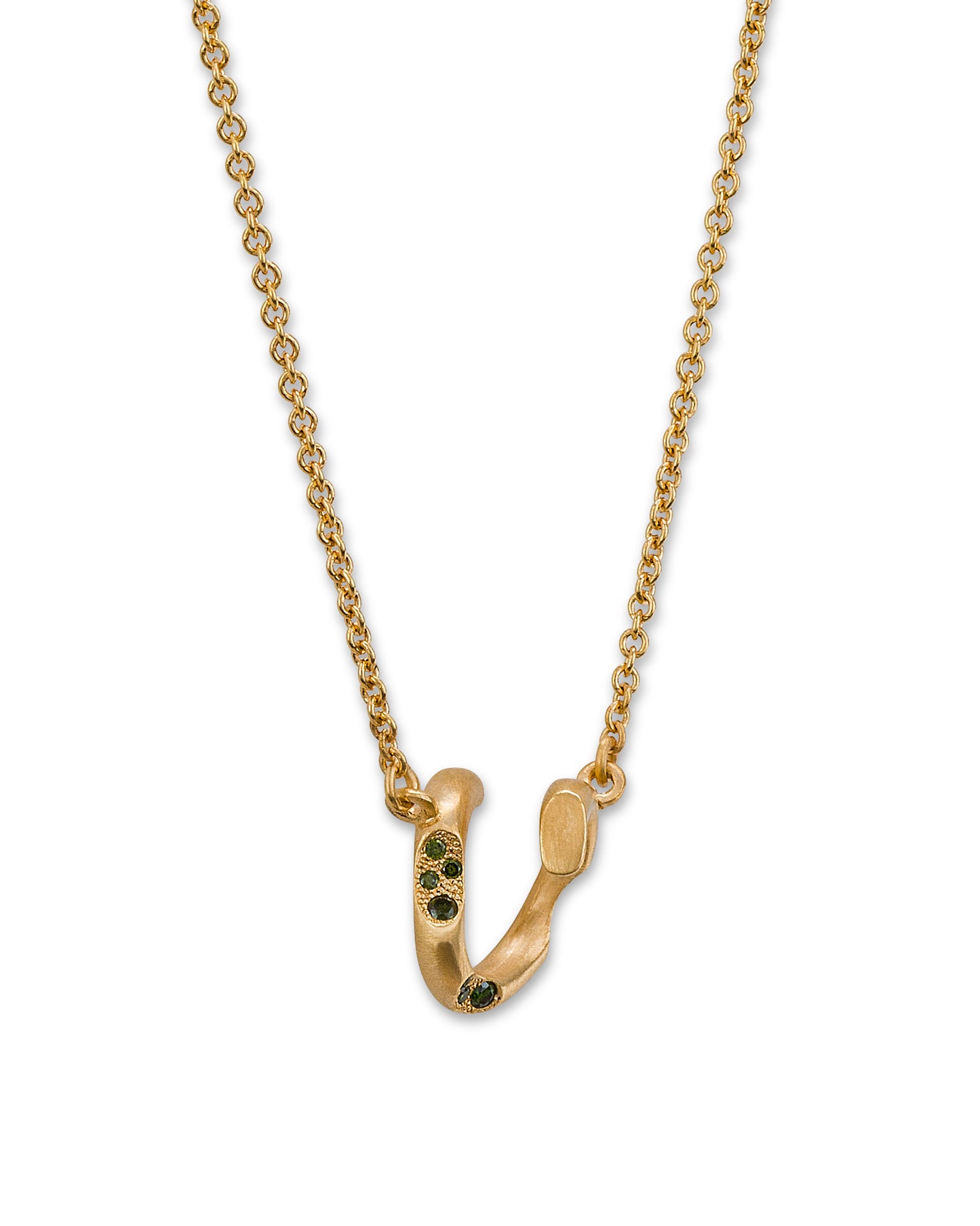 Oasis Radiance Necklace Green Diamonds