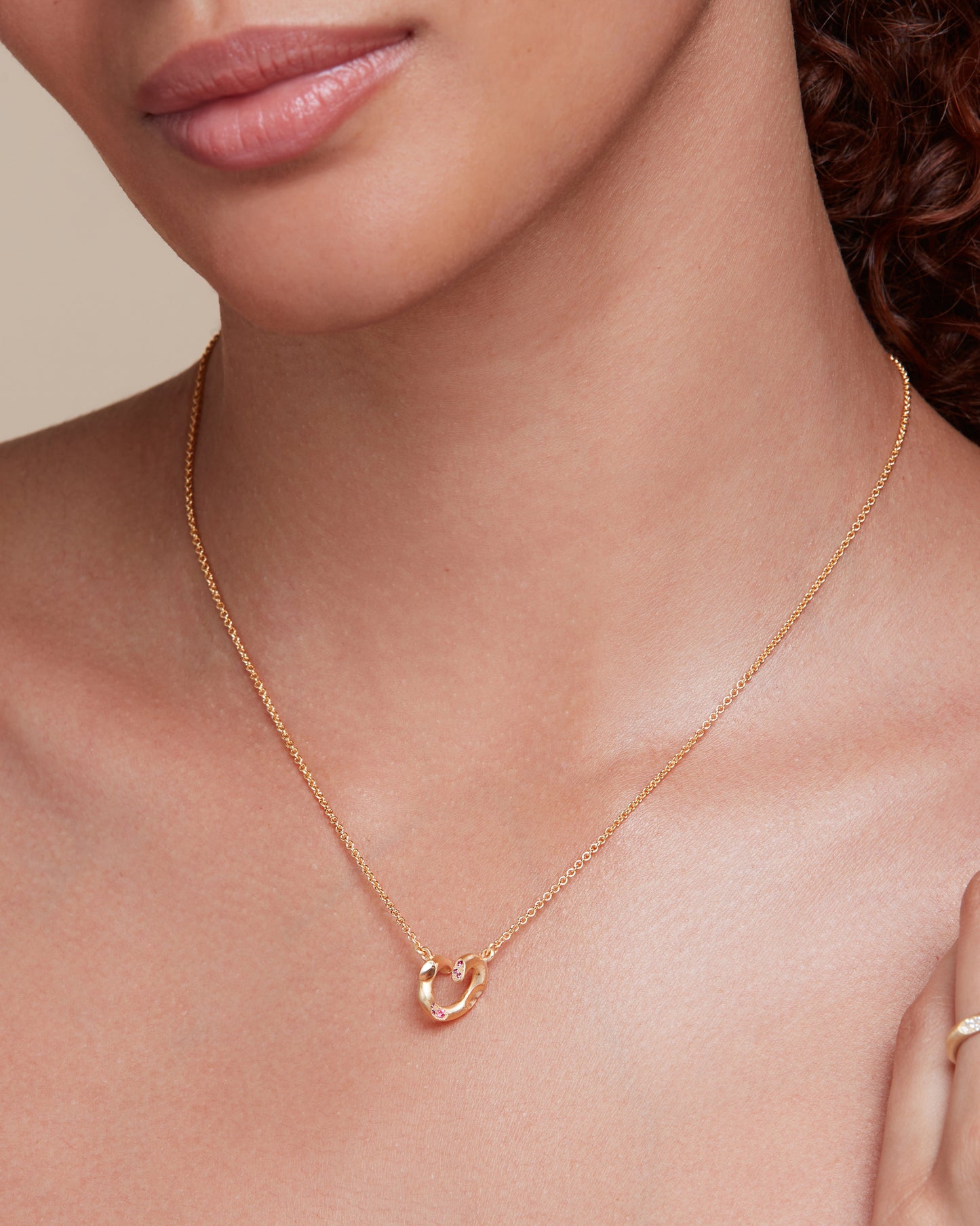 Oasis Necklace Pink Sapphires