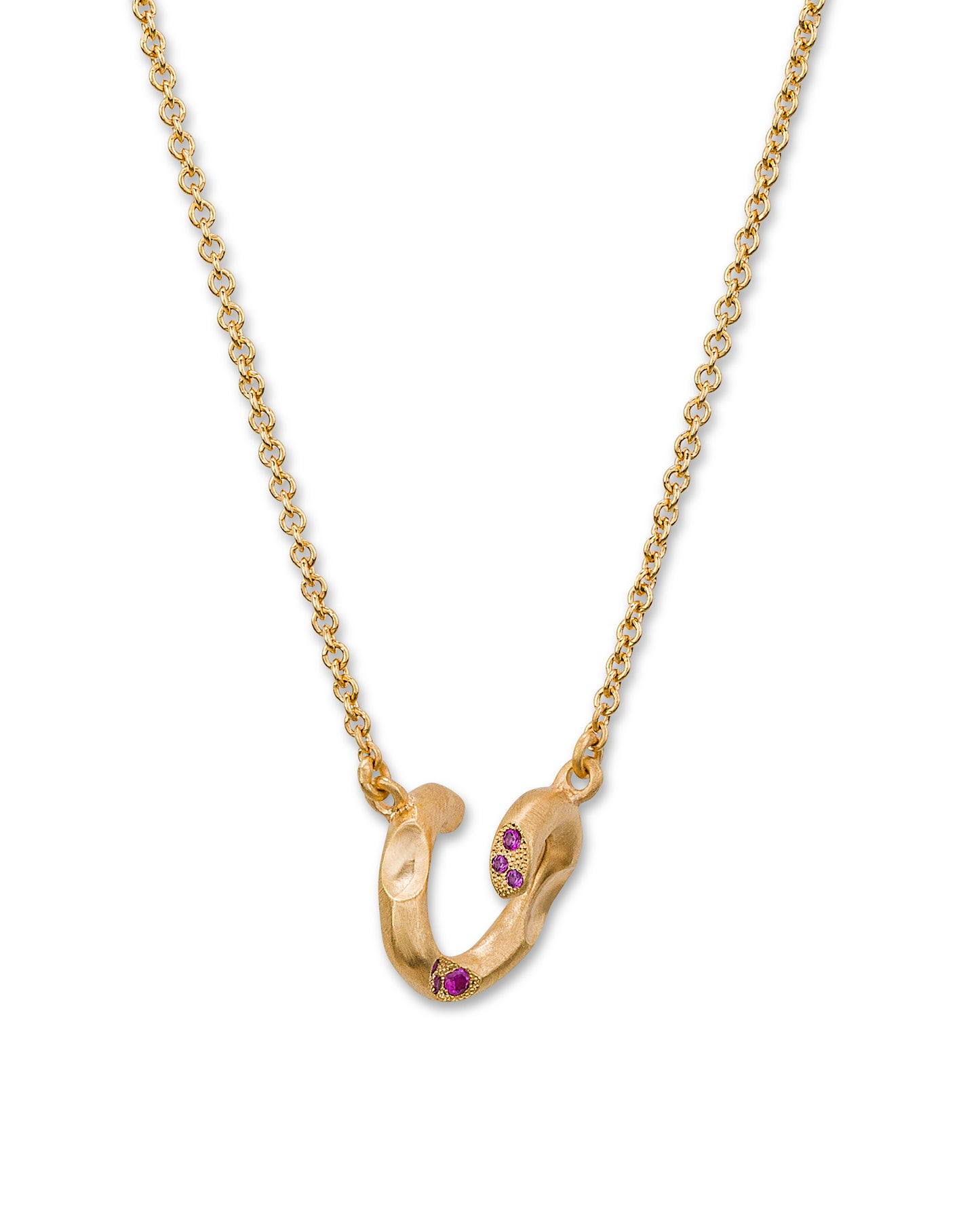 Oasis Necklace Pink Sapphires