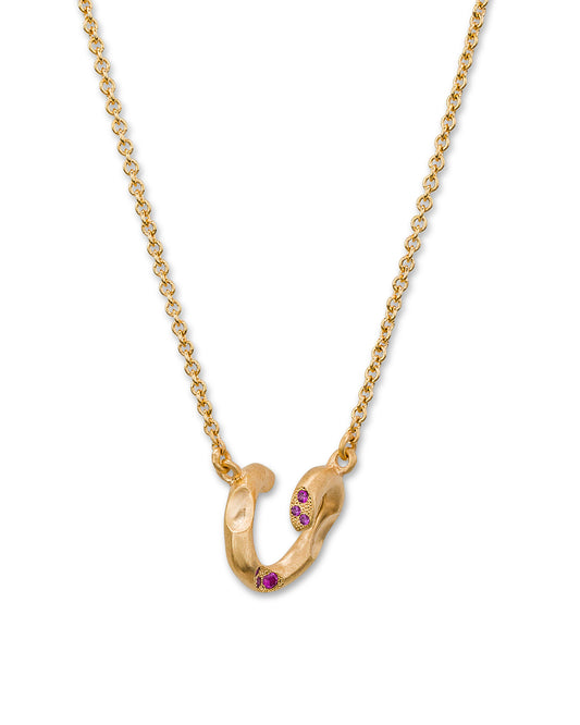 Oasis Necklace Pink Sapphires