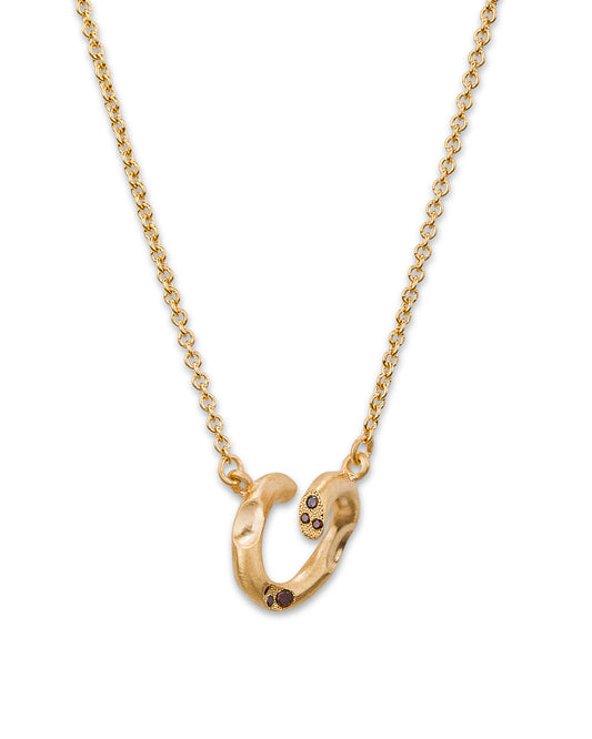 Oasis Necklace Cognac Diamonds