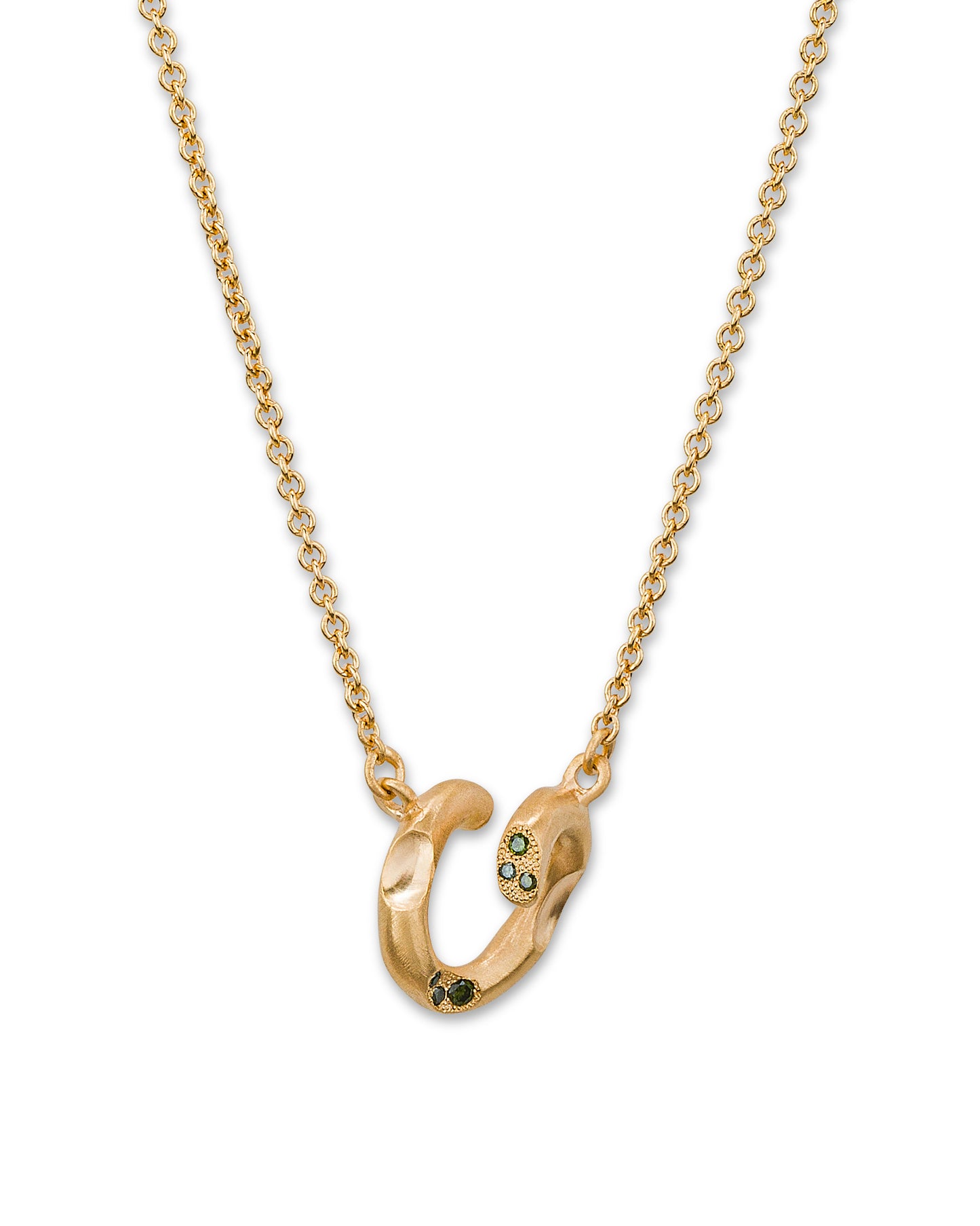 Oasis Necklace Green Diamonds