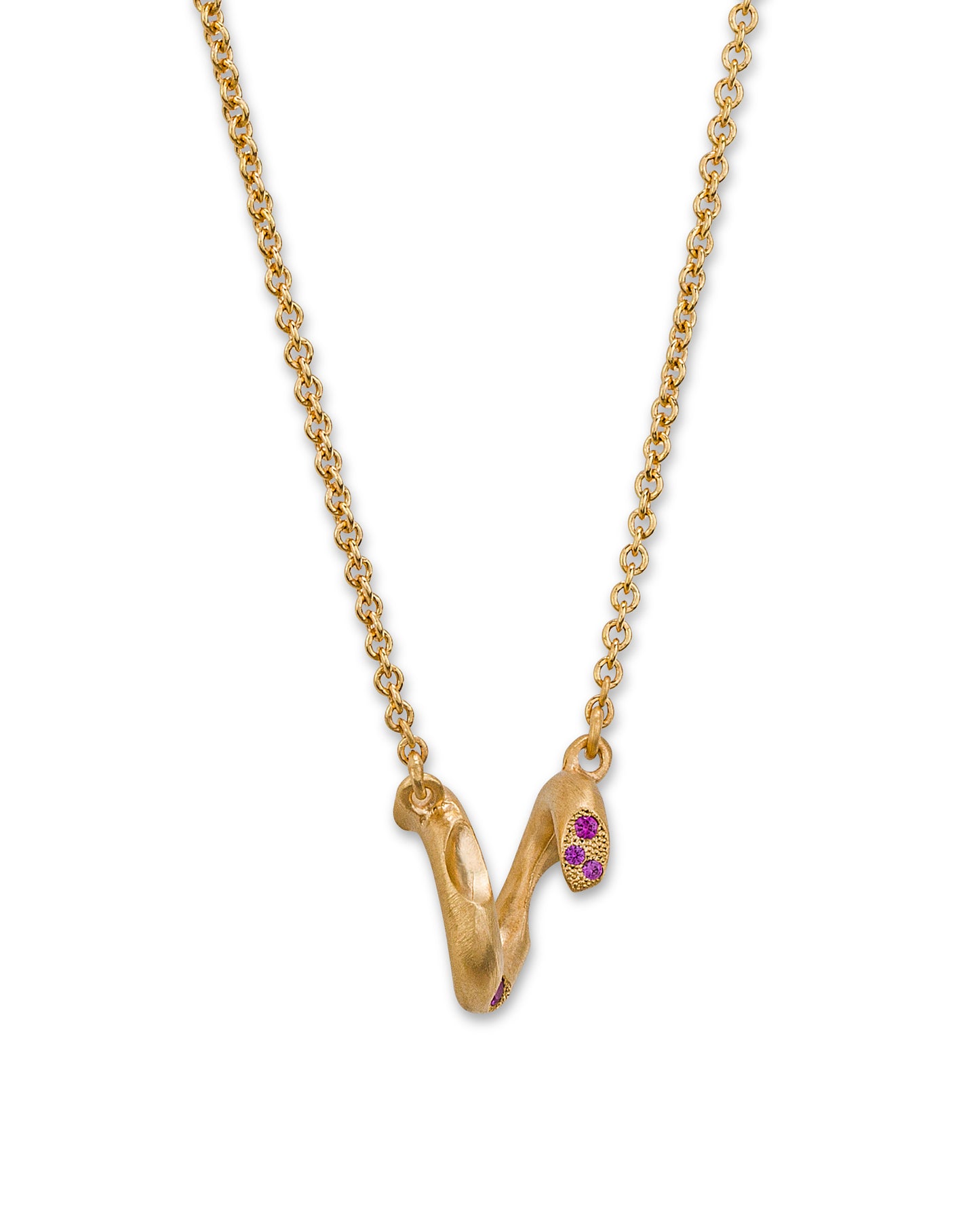 Oasis Necklace Pink Sapphires