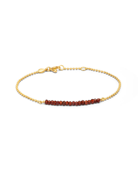Cosmos Bracelet Red Garnet 18K Gold