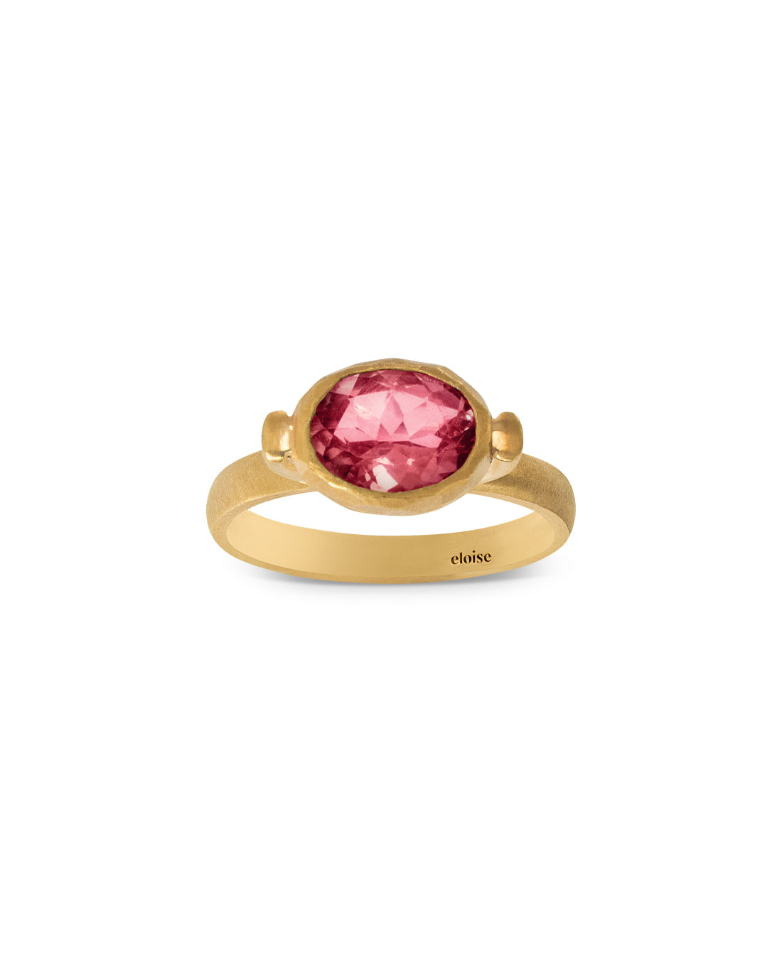 Ellipse Ring Pink Tourmaline