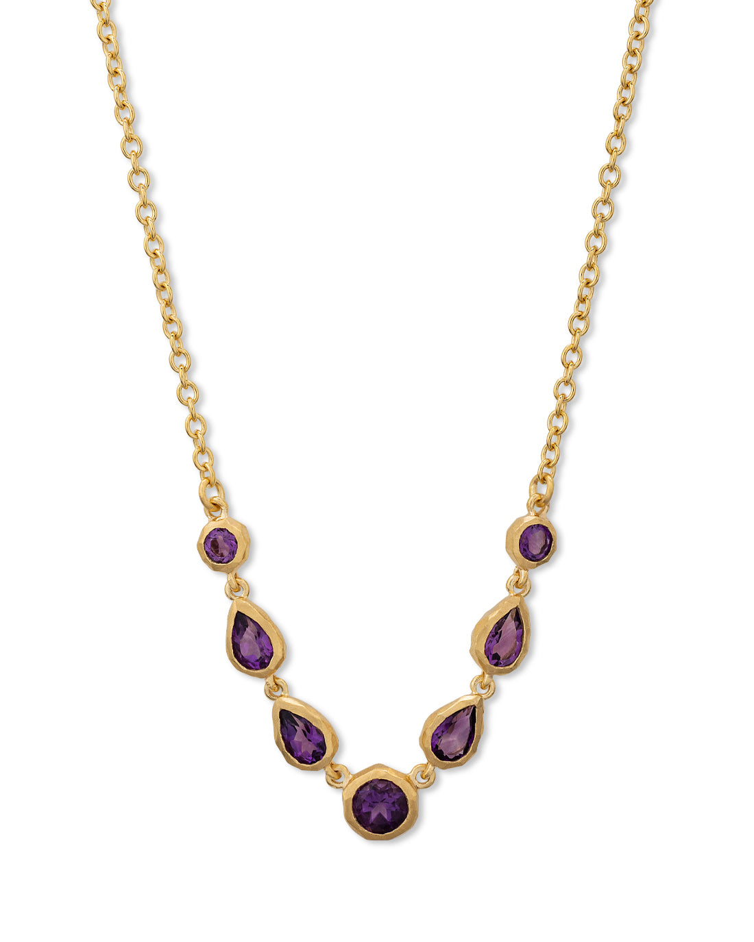 Wanderlust Necklace Purple Amethyst
