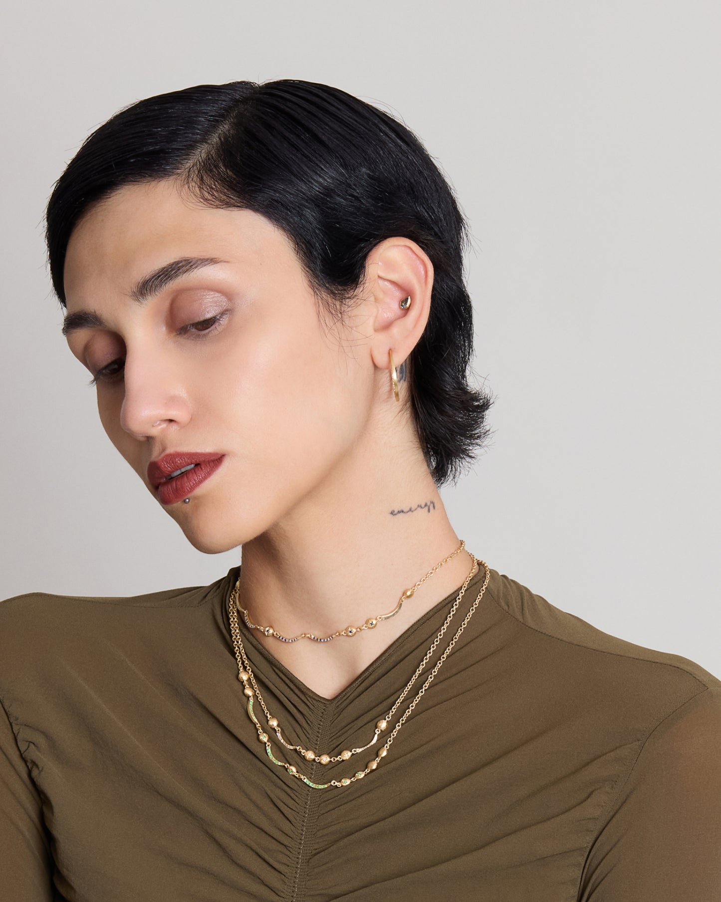 Arché Necklace Earth Element Emerald