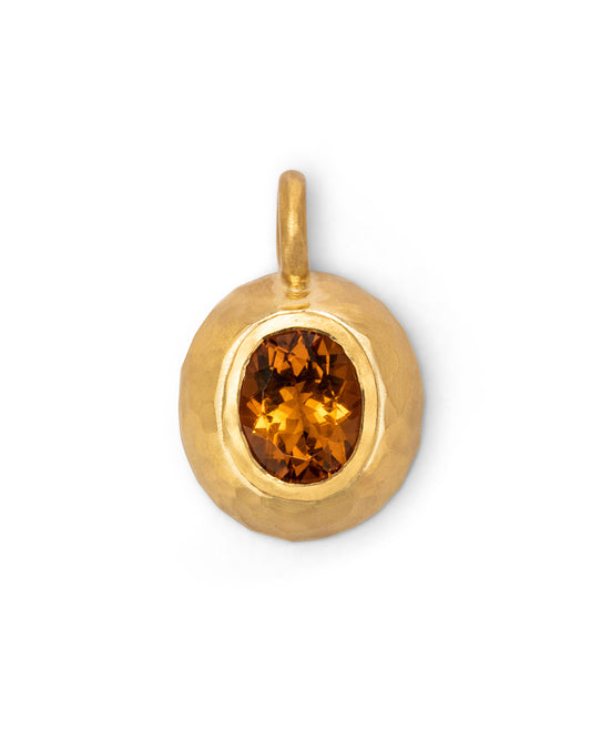 Milestone Sasso Charm Large Madeira Quartz