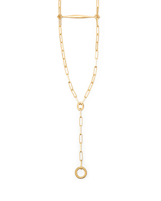 Spindle Necklace Clip Chain