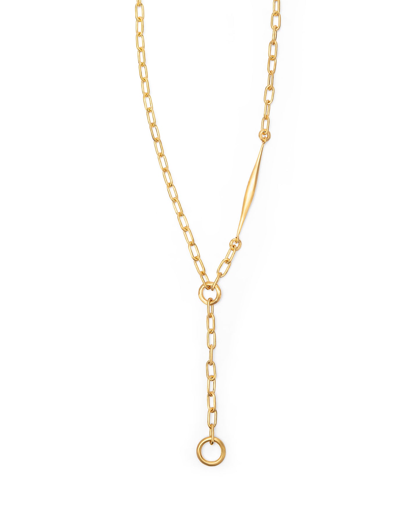 Spindle Necklace Round Chain