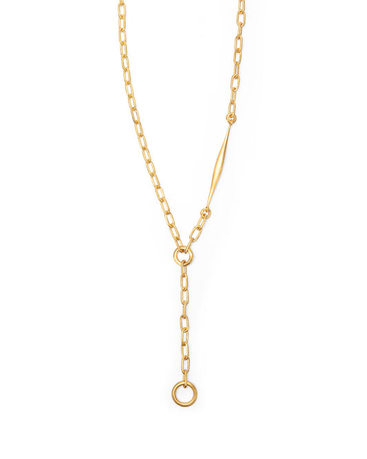 Spindle Necklace Round Chain