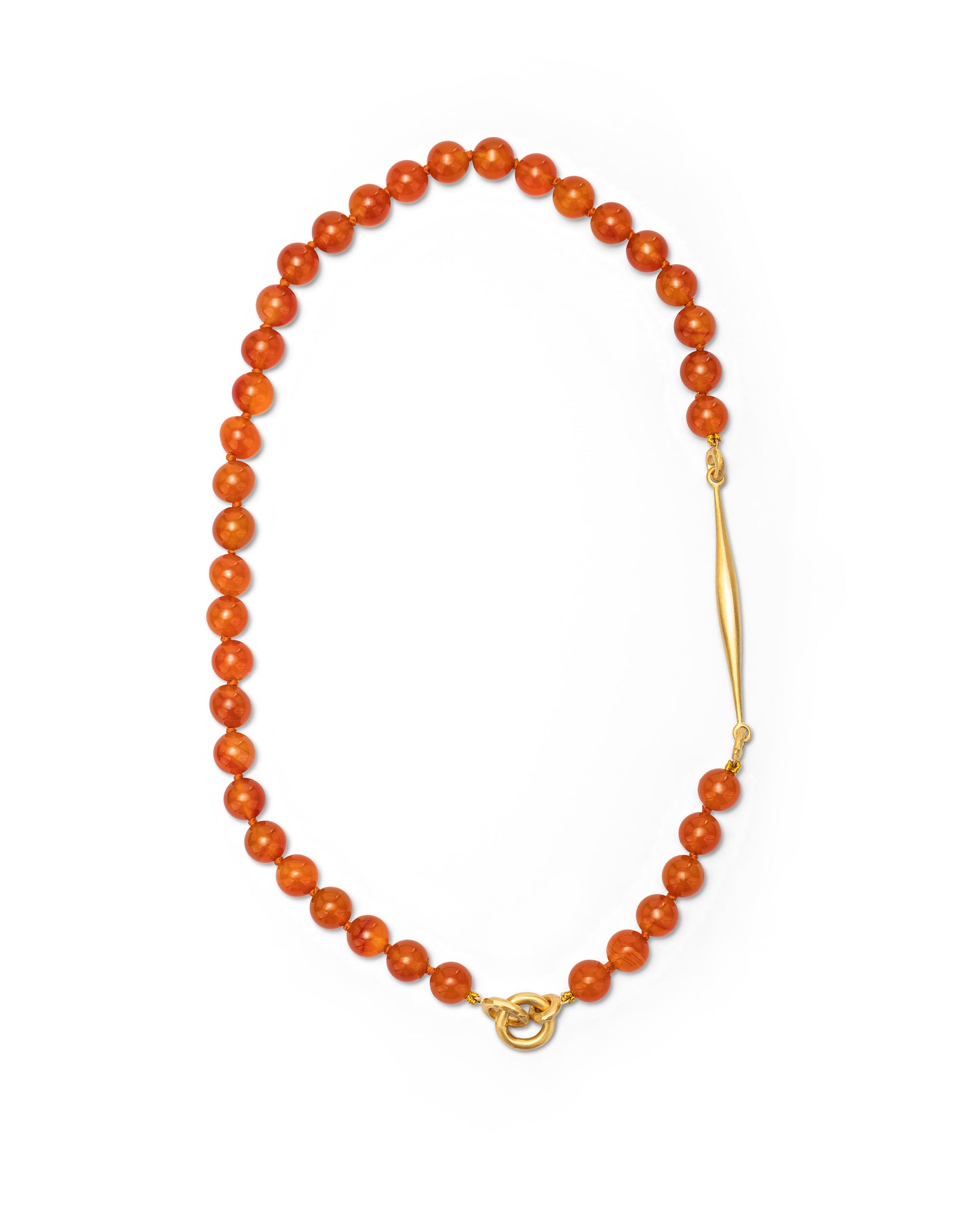 Venture Necklace with Spindle Carnelian
