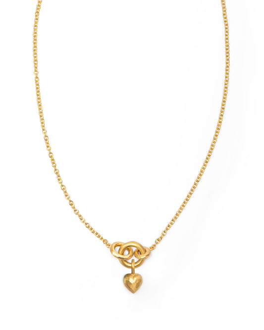 Voyage Necklace Light Chain with Heart Charm