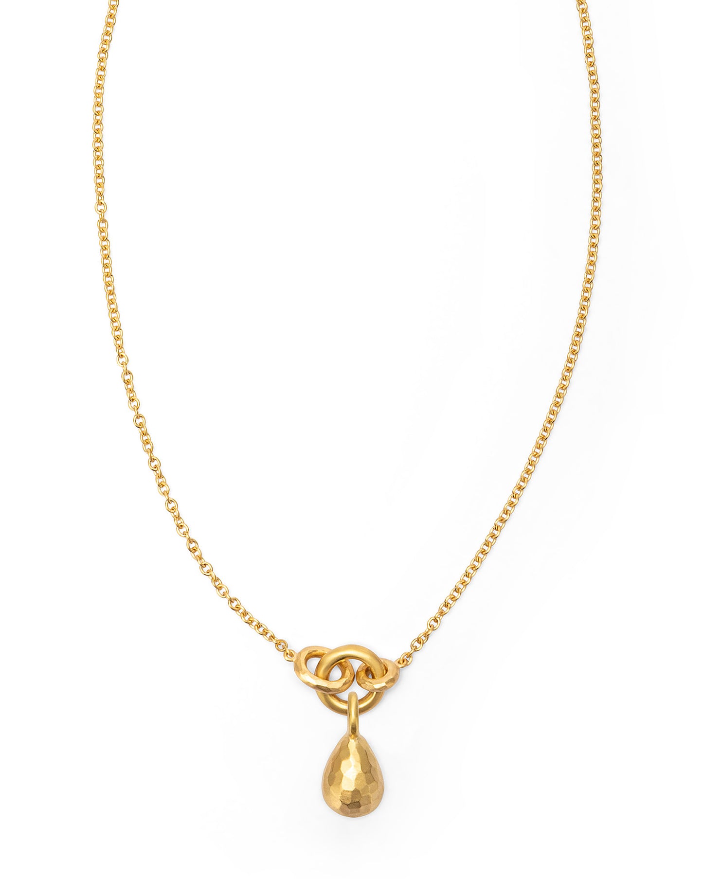 Voyage Necklace Light Chain with Drop Charm