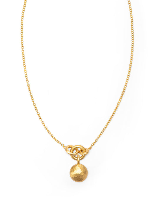 Voyage Necklace Light Chain with Medallion Charm