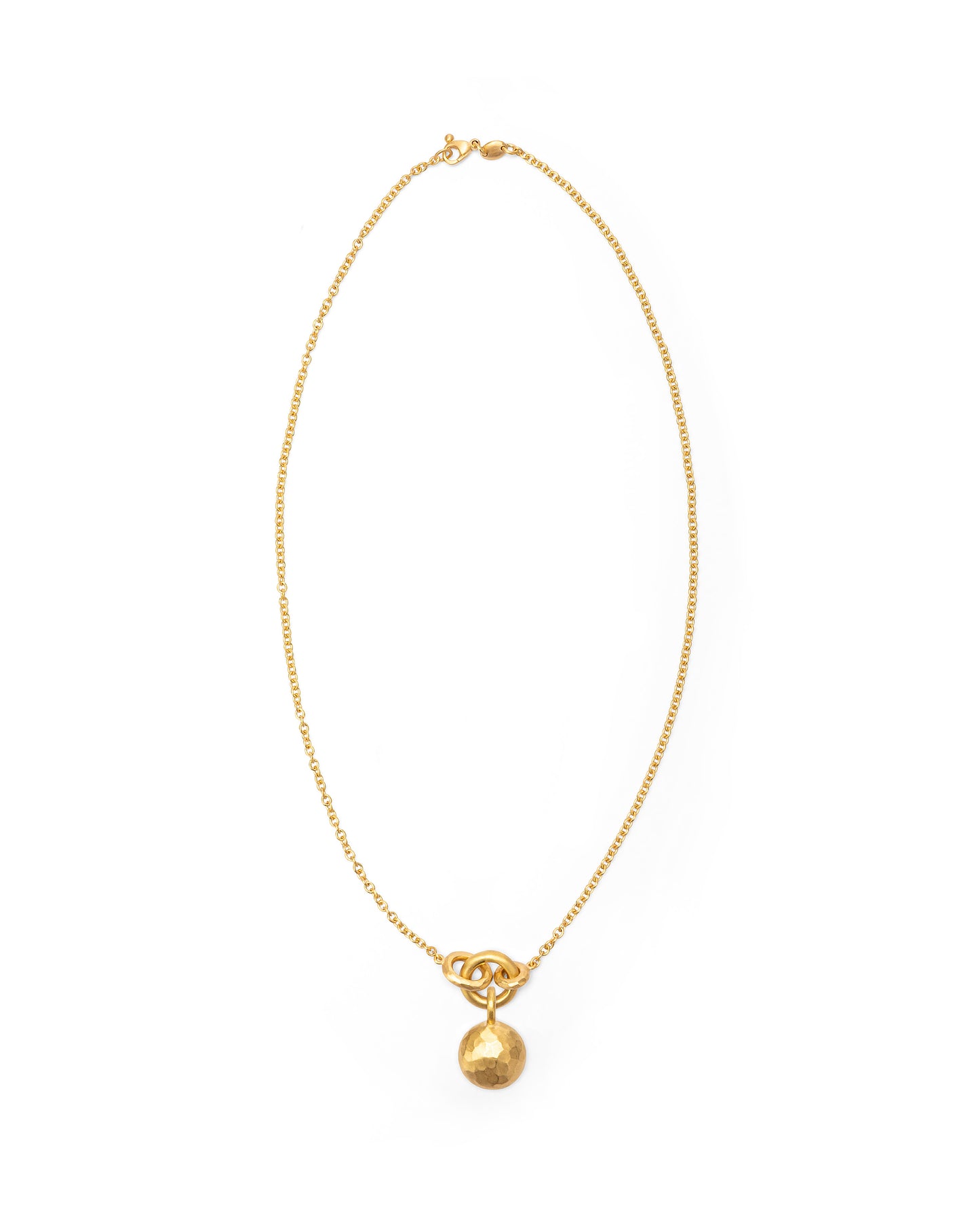 Voyage Necklace Light Chain with Medallion Charm