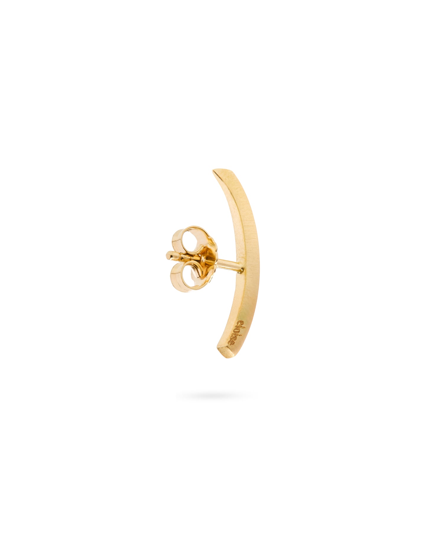 Orecchini Crescent Moon Corti Zaffiro