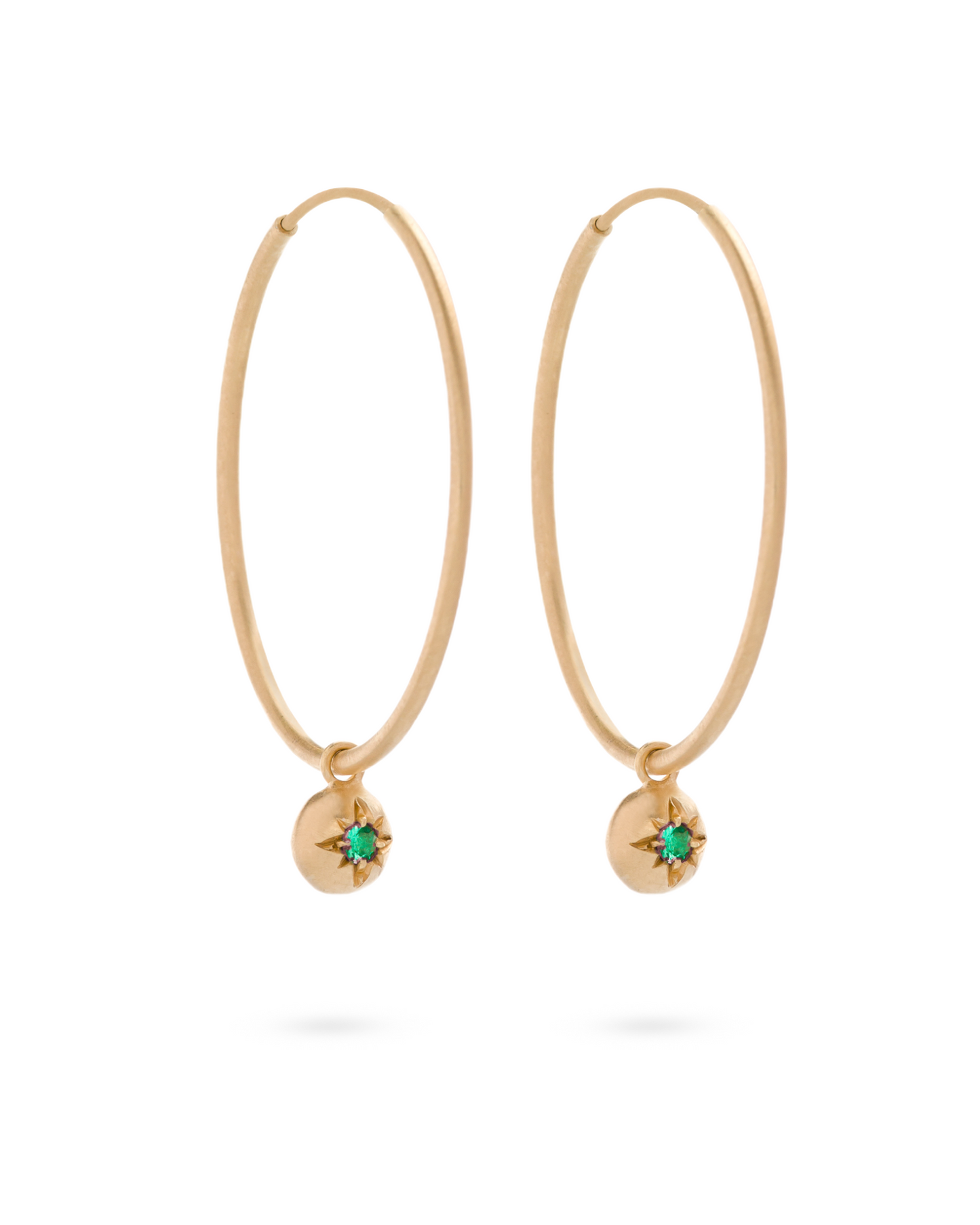 Moon Hoops Emerald