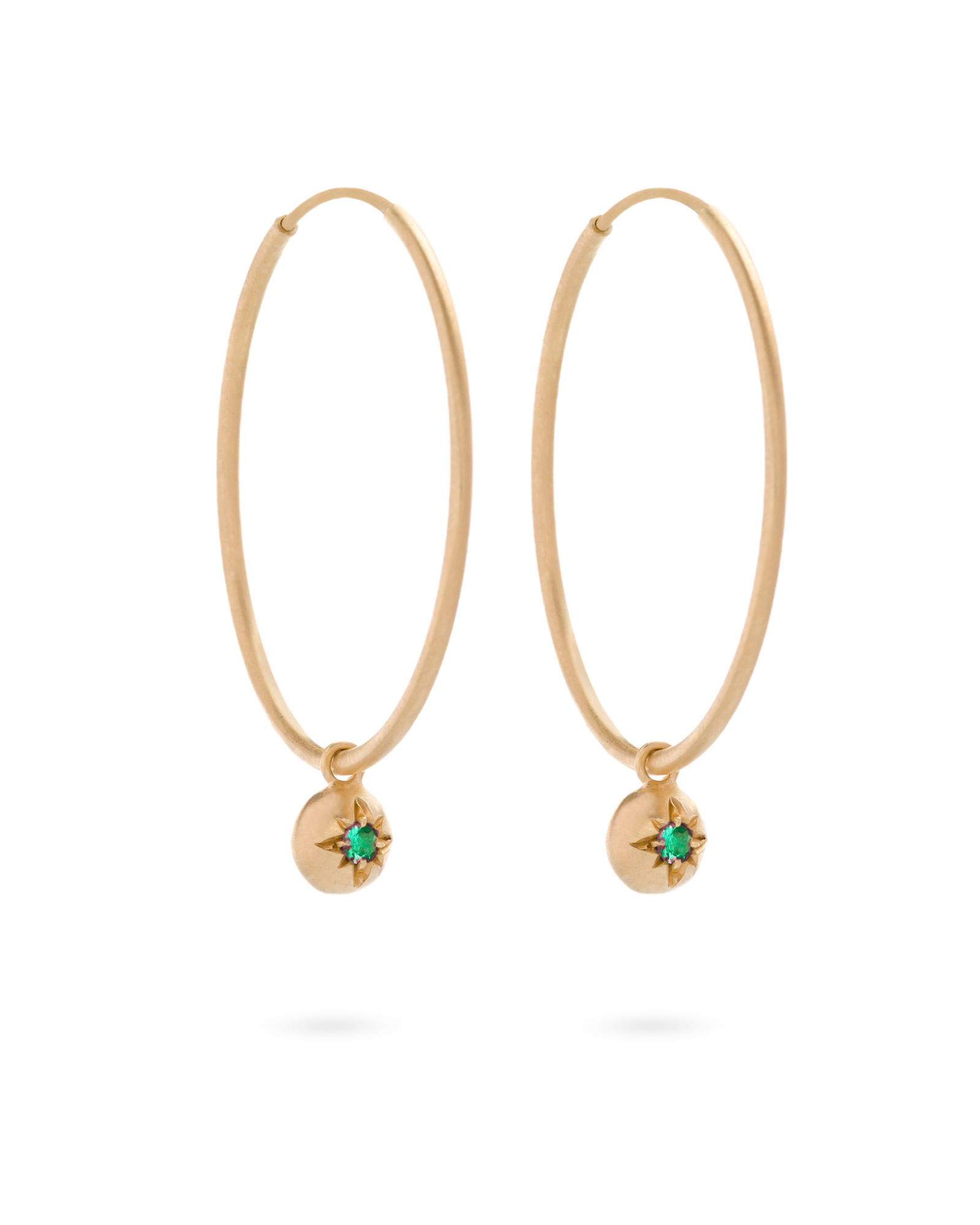 Moon Hoops Emerald