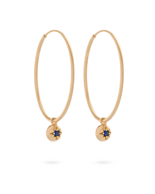 Moon Hoops Sapphire