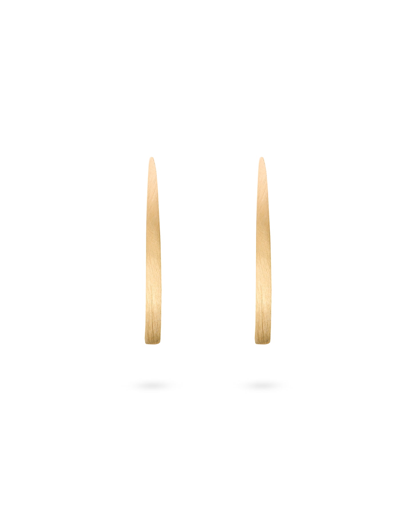 Orecchini Crescent Moon Corti Oro 18k