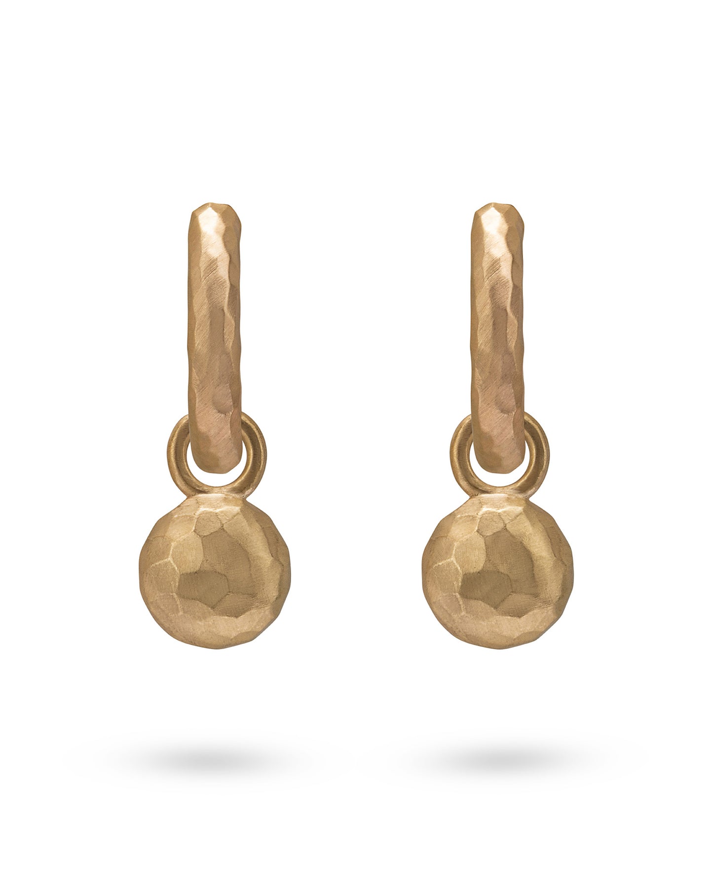 Wander Hoops Medium with Medallion Charms