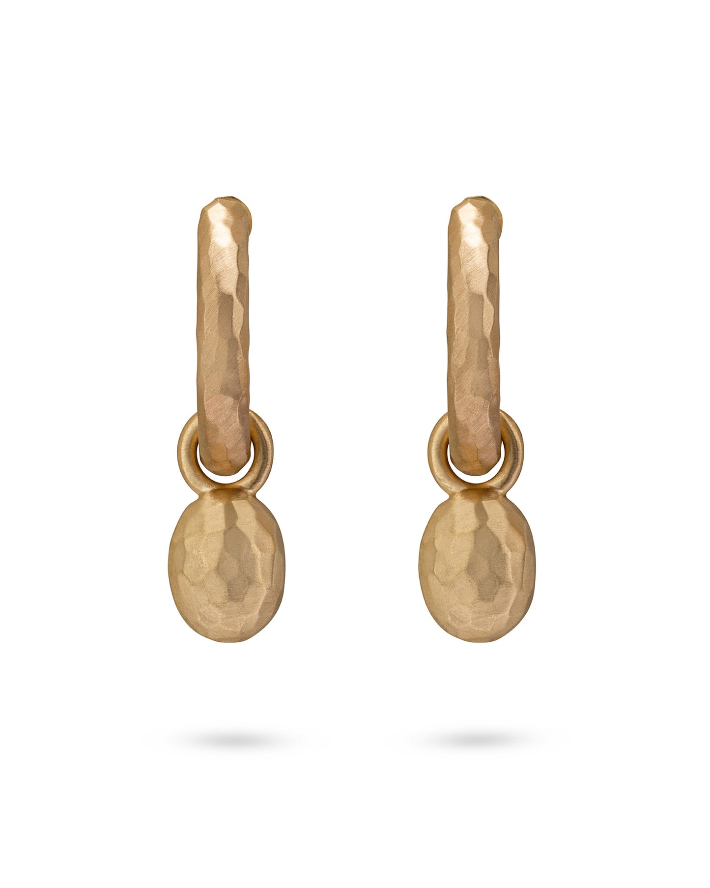 Wander Hoops Medium with Sasso Charms