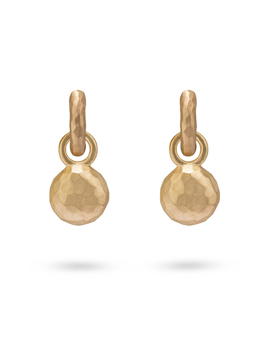 Wander Hoops Small with Medallion Charms