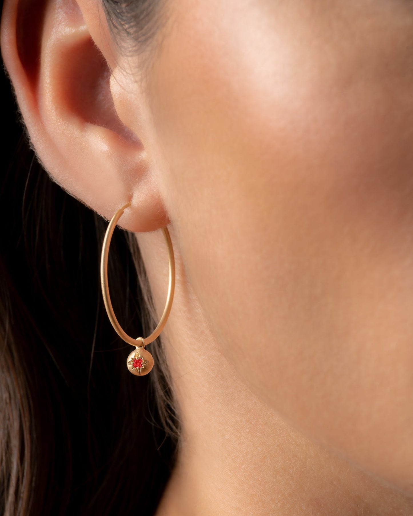 Moon Hoops Ruby