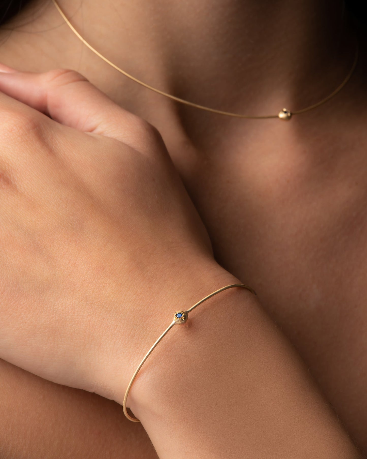 Moon Bracelet Sapphire