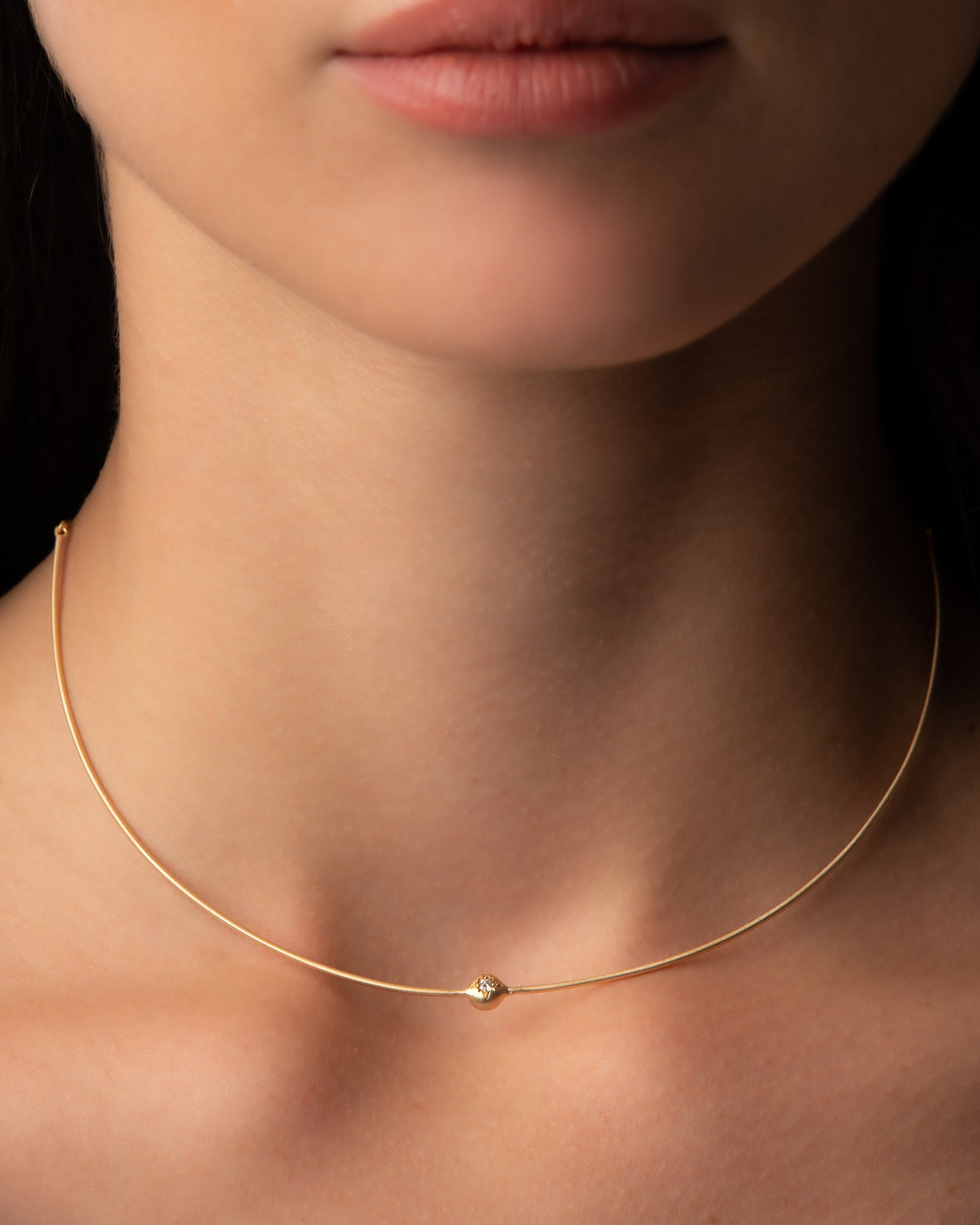 Moon Necklace Diamond