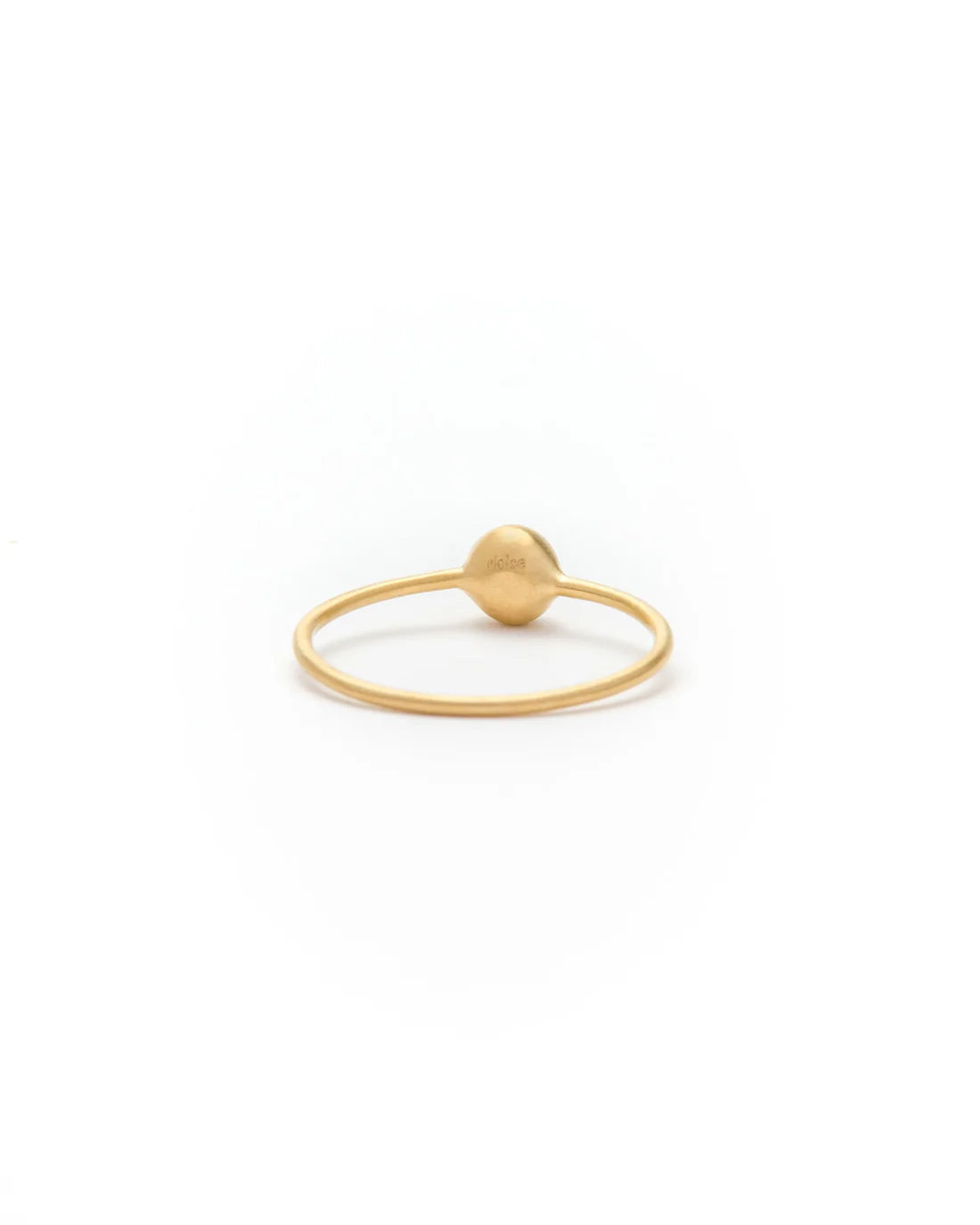Moon Ring Ruby 18K Gold