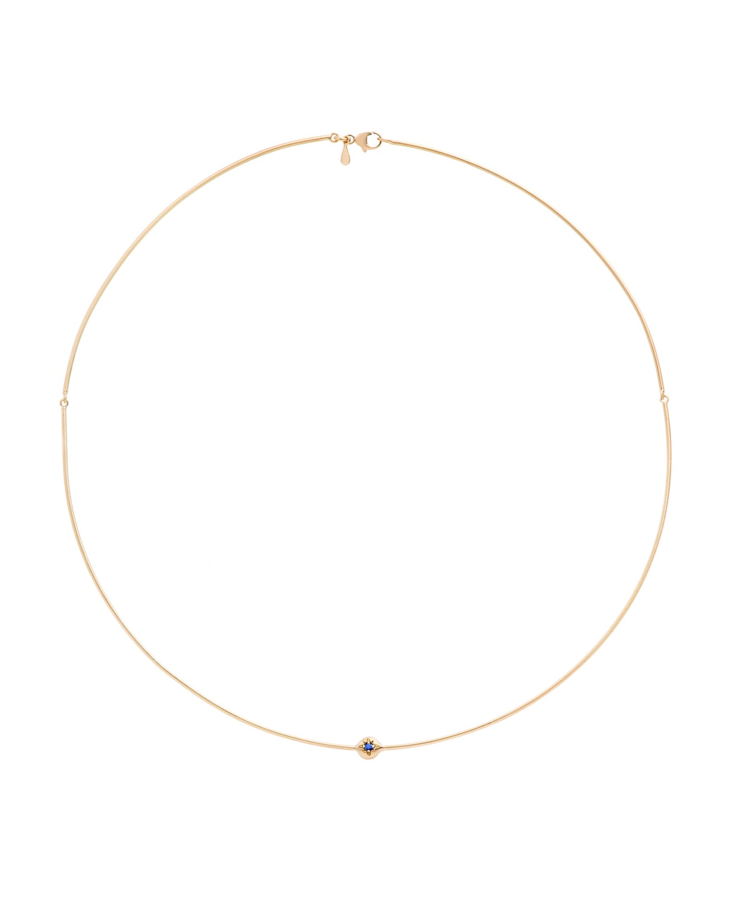 Moon Necklace Sapphire