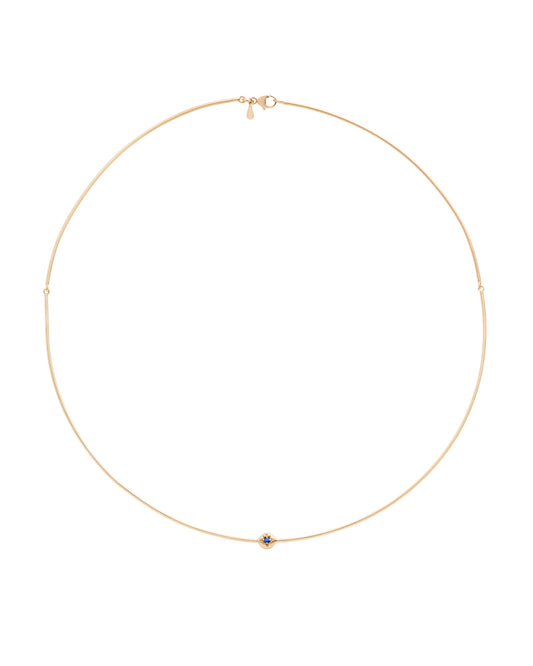 Moon Necklace Sapphire