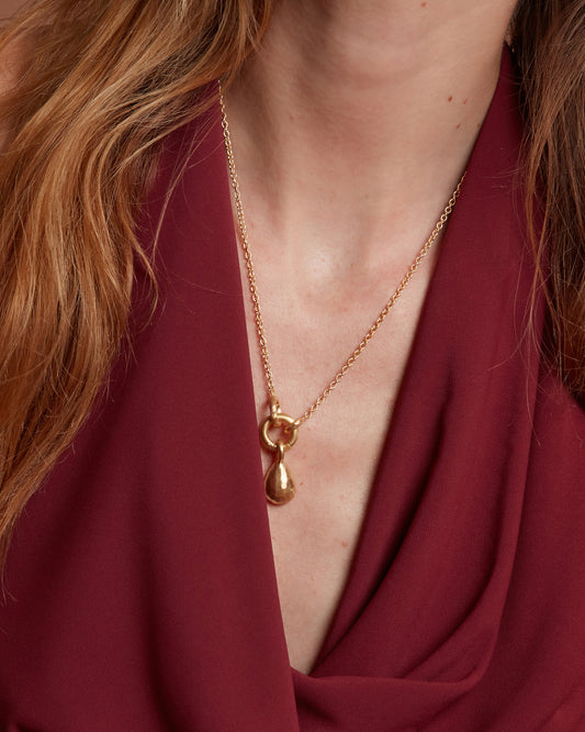 Voyage Necklace Light Chain with Drop Charm