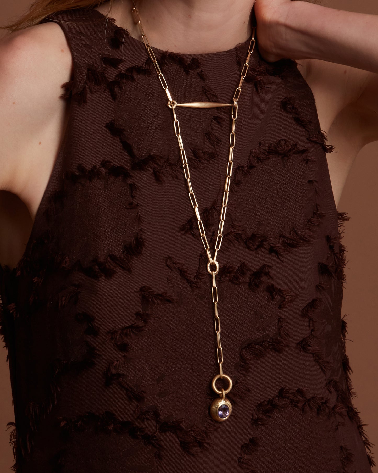 Spindle Necklace Clip Chain