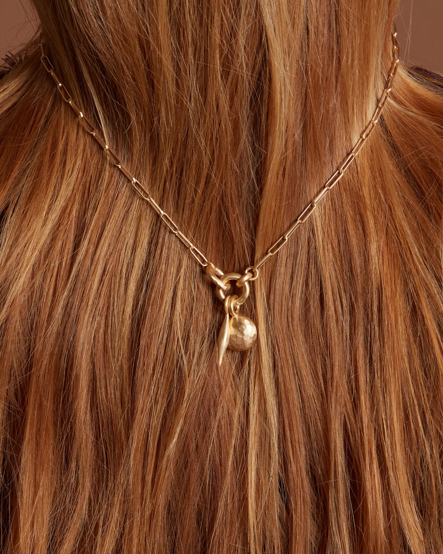 Voyage Necklace Clip Chain Light with Medallion Charm