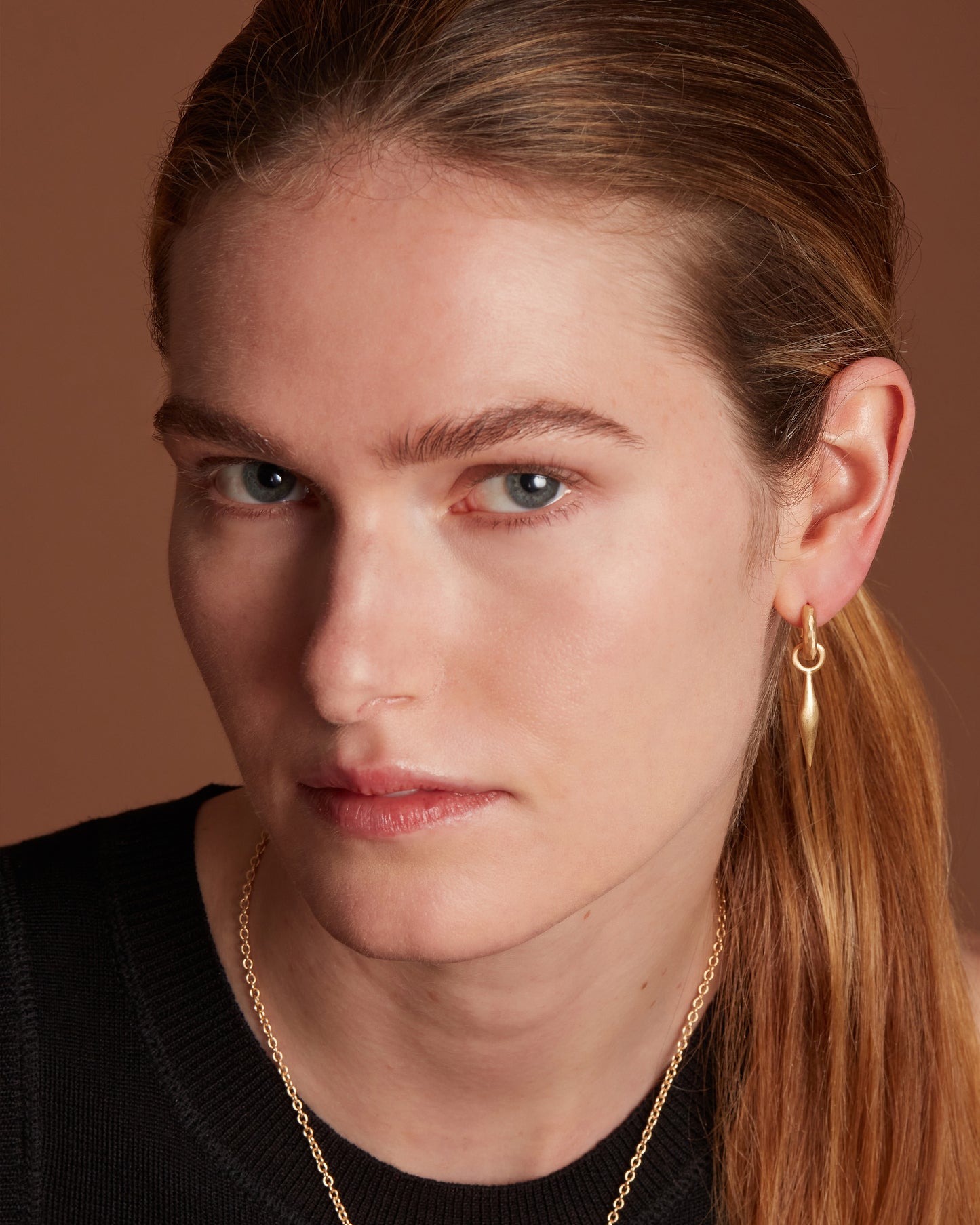 Wander Hoops Small with Spindle Charms