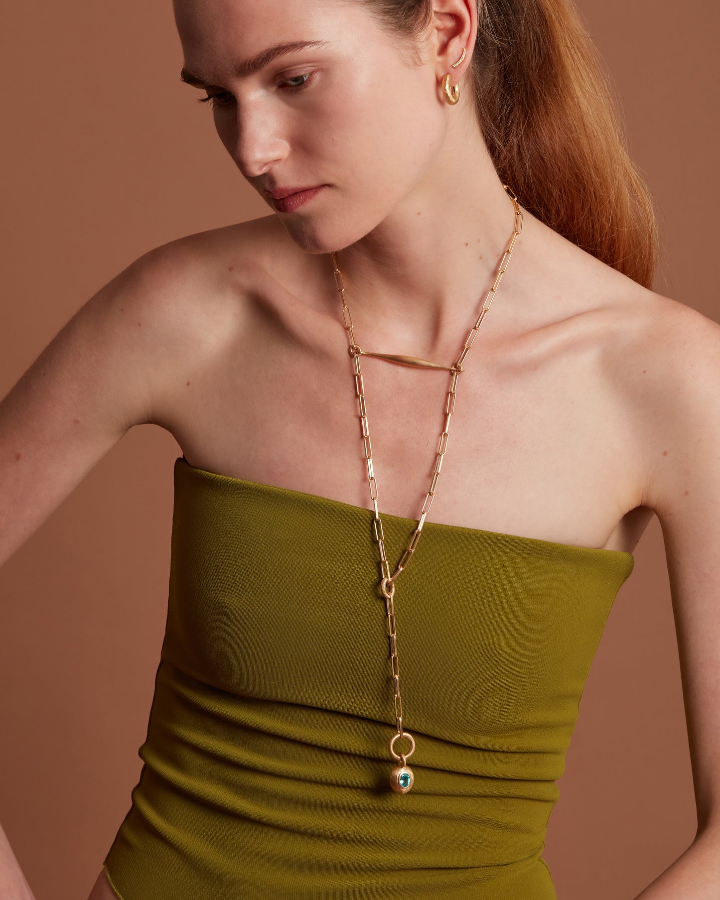 Spindle Necklace Clip Chain