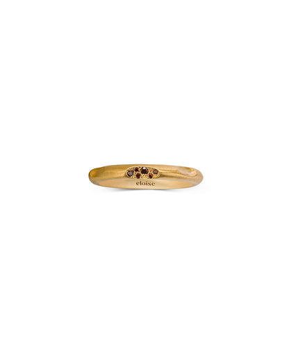 Anello Mirage Diamanti Cognac