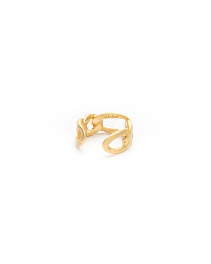 Connection Chain Single Earcuff 18K Gold