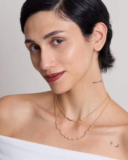 Collana Arché Messaggio Personalizzato Diamante