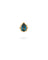 Single Drop Stud Deep Blue Topaz