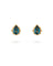 Drop Studs Pair Deep Blue Topaz