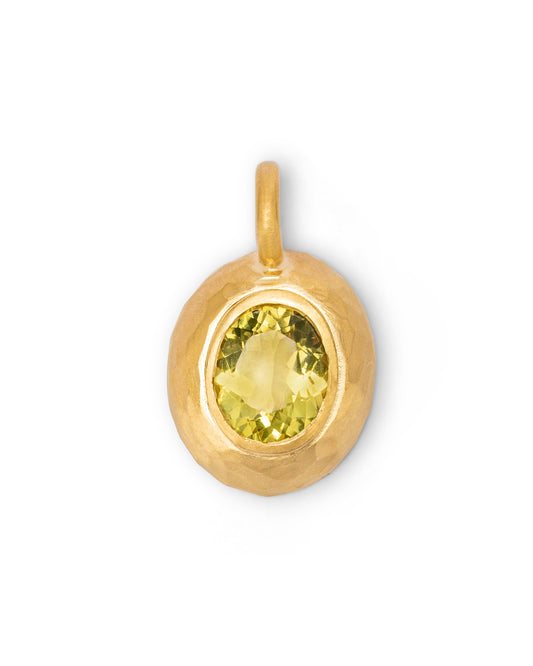 Milestone Sasso Charm Large Lemon Quartz